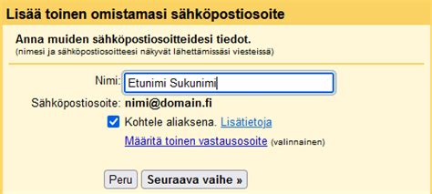 lähtevän postin palvelin elisa.